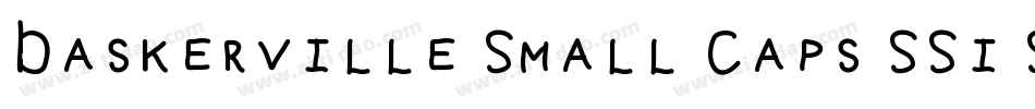 Baskerville Small Caps SSi Small Caps字体转换